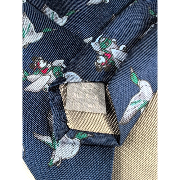 Vintage Disney Mickey Mouse Airplane Tie by Balancine 100% Silk USA 56X3.5 - Picture 6 of 8